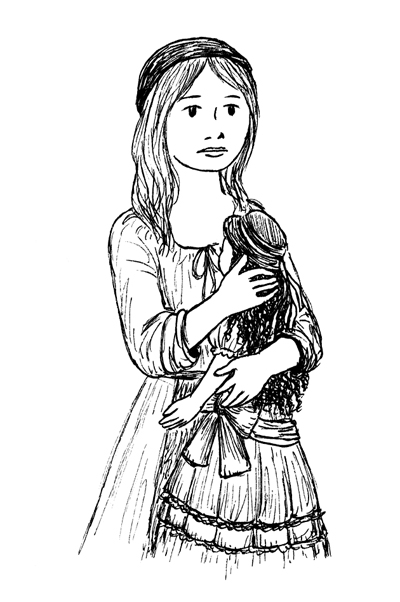 Cosette et sa poupée, Lysiane Binet